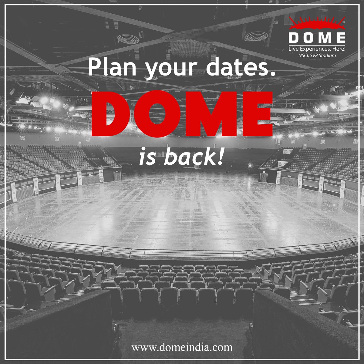 Dome_of_Ent's tweet photo. Dome is back with much more excitement and enthusiasm!
@DomeIndia

#domeisback

#domensci #dome #eventplanner #events #eventmanagement #festivevibes #entertainment #sports #weddingvenue #nscidome #exhibition #awards #award #mumbai #thingstodoinmumbai #venuedecor https://t.co/mSDEftxNL8