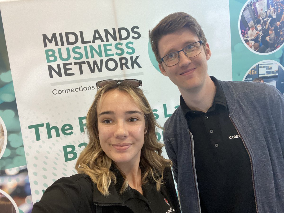 competitive_and's tweet photo. Andrew and Erin have had a productive day at The Midlands Business Network Ltd Exhibition today! They have met lots of brilliant companies! See you next week World of Learning Conference &amp; Exhibition 2022! 

 #business #network #exhibition #experientiallearning https://t.co/6SwVIv4bbn