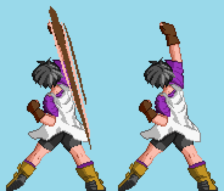 Vaganarch's tweet photo. Fighterz's Videl 2HP 
#z2i #pixelart #HDBZ https://t.co/IeZDIUTpvK