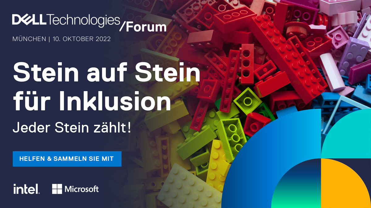 Lasst uns gemeinsam Rampen bauen, die Menschen im Rollstuhl den Zugang Gebäuden erleichtern! Auf dem #DellTechForum sammeln wir dafür Bausteine. Sammeln Sie mit, hier geht's zur Anmeldung ➡️ dell.to/3V2Nwsl 
#iwork4dell