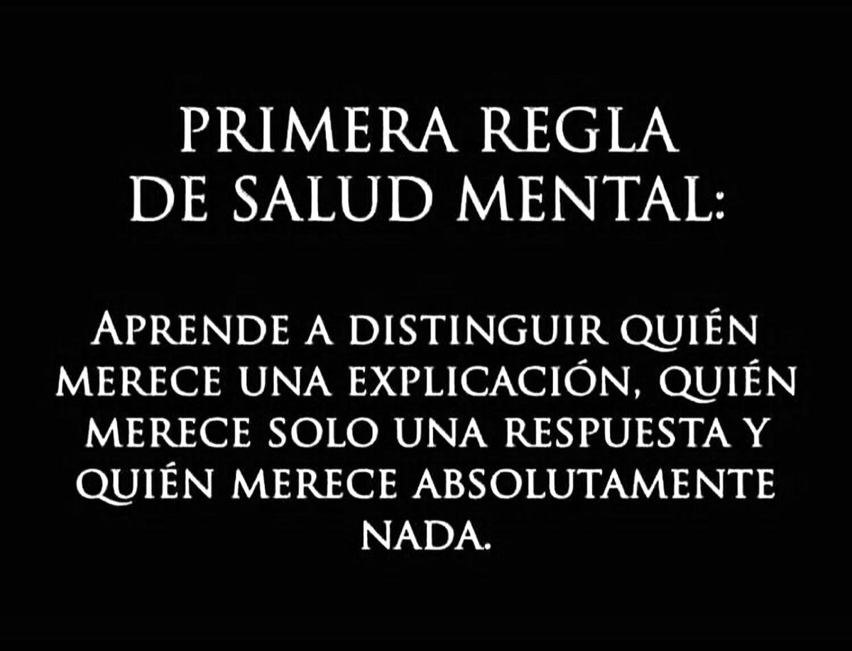 Dr_Blazquez's tweet photo. Regla de salud mental vía @Tancerca_ https://t.co/ac5k07bsIT