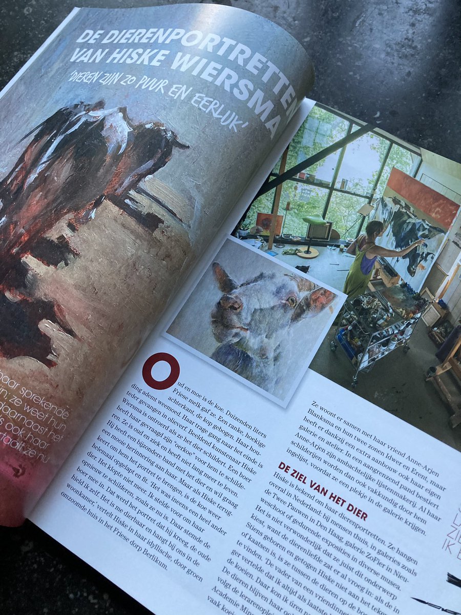 Item in de nieuwste <a href="/Noorderland/">Noorderland</a>. #hiske #noorderlandmagazine #dierenindekunst #galeriehiskewiersma