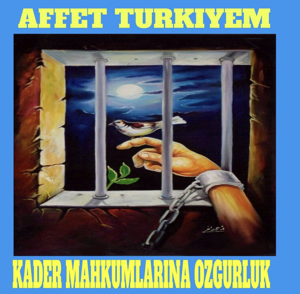 <a href="/GulizarBicer/">Gülizar Biçer Karaca</a> Bizlerde hak hukuk adalet diyoruz adil yargılama olmadı diyoruz bizimde sesimiz olun her maddeden mağdur masum var İstisnasız bu böyle orantısız cezalar iftira ile kanaatle verilmiş cezalar yüzünden cezaevinde yatan binlerce masuma tek çare #GenelAf AFFET TÜRKİYEM