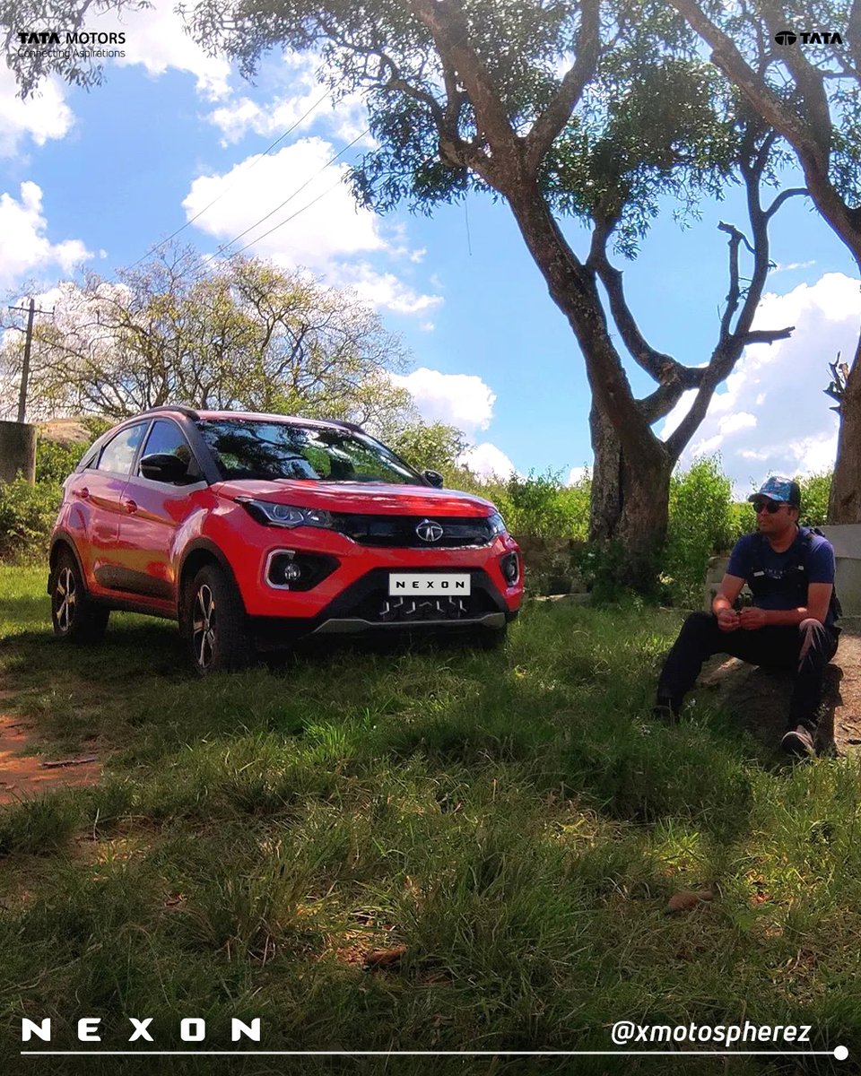 TataMotors_Cars's tweet photo. Experience #NexLevel peace in nature,
Ft. Santosh's powerful Tata Nexon.
Share your #NexLevel experiences and stand a chance to get featured on our official page.
#NexLevel #TataNexon #TataMotorsPassengerVehicles #NexonNumberOne #NexonFamily #SUV #WeekendDrives https://t.co/CpjOgKENp3