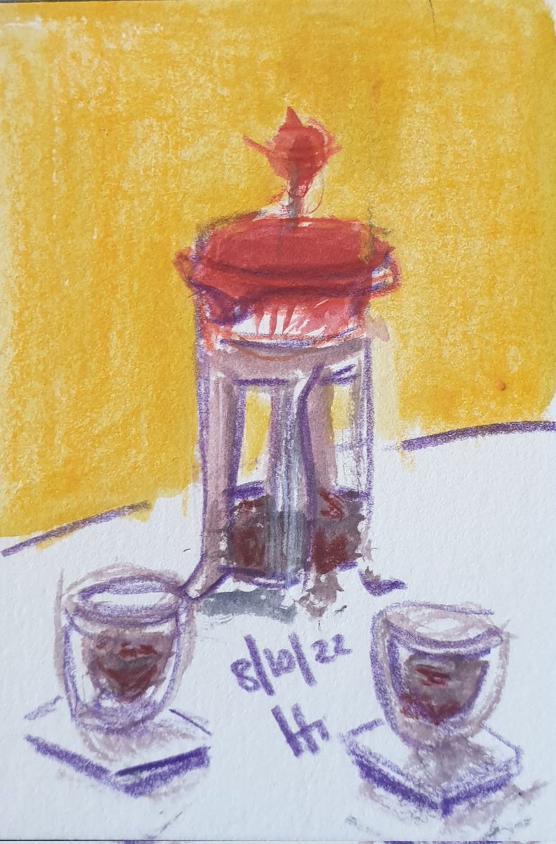 humajehan's tweet photo. Morning coffee #sketch https://t.co/iqBC028L9b