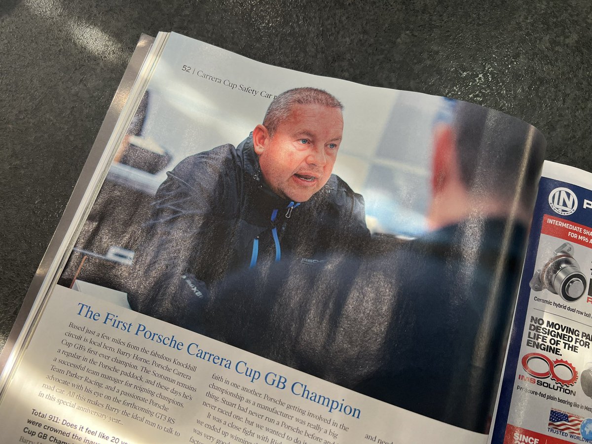 teamparkeracing's tweet photo. If you’re looking for something to read this morning pick up a copy of @Total911 where you’ll see a piece on our very own @Bazhorne7 

Alternatively, if you’re @Brands_Hatch today Barry will be reading excerpts from the piece and doing a Q&amp;A at 11am! #askbarry

#porsche https://t.co/chyIo3AdNh