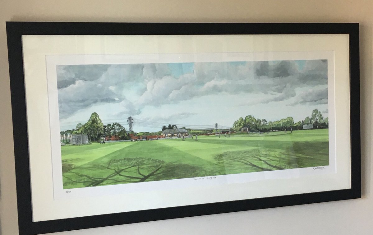 Proud to have this wonderful limited edition Giclee print of Spytty Park the home of Newport CC. #supporttheport