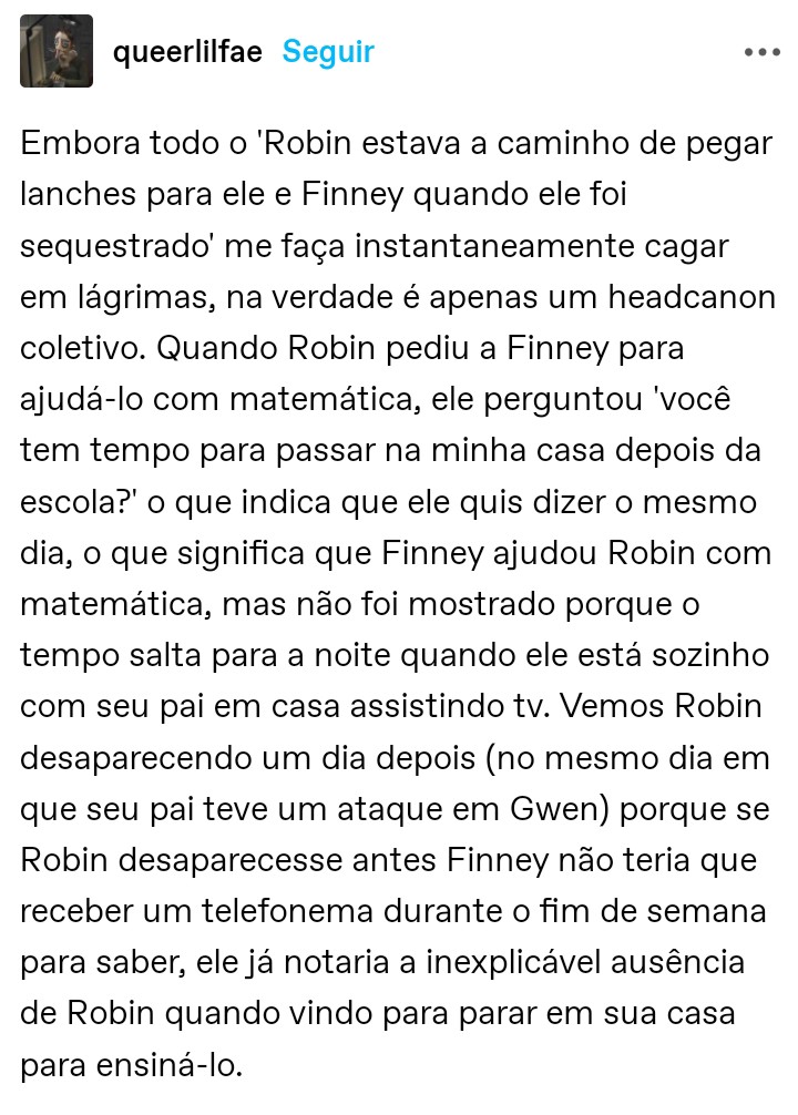 greenwellow's tweet photo. Finn e Robin estudaram sim no dia do sequestro ksksks, ninguém parece ter prestado muita atenção, só não mostraram no filme a cena dos dois más aconteceu, tá geral preso no efeito mandela. #Rinney #finbin #TheBlackPhone #Otelefonepreto https://t.co/AvRQEEzstX