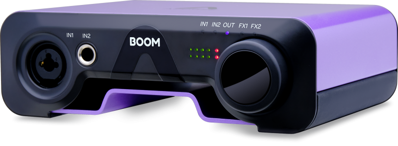 New from @apogeedigital is their 2-In X 2-Out USB-C Boom audio interface. Looks like a solid unit for #musicians, #podcasters and #livestreamers both beginner and pro who are looking for that legendary #Apogee sound with on-board DSP too. Check it out: bit.ly/3fBORG4