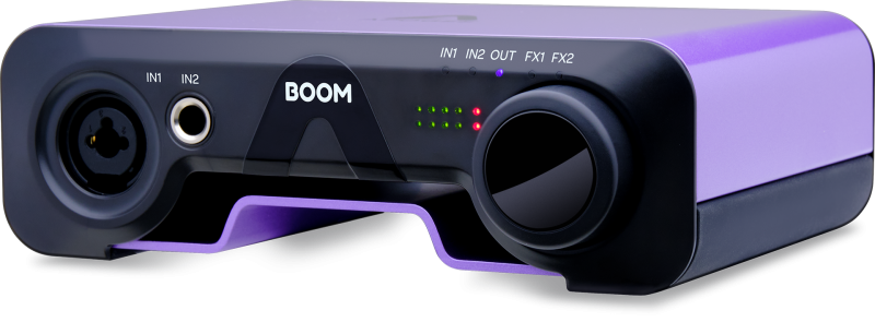 New from <a href="/apogeedigital/">Apogee Electronics</a> is their 2-In X 2-Out USB-C Boom audio interface. 

Looks like a solid unit for #musicians, #podcasters and #livestreamers both beginner and pro who are looking for that legendary #Apogee sound with on-board DSP too. 

Check it out: bit.ly/3fBORG4