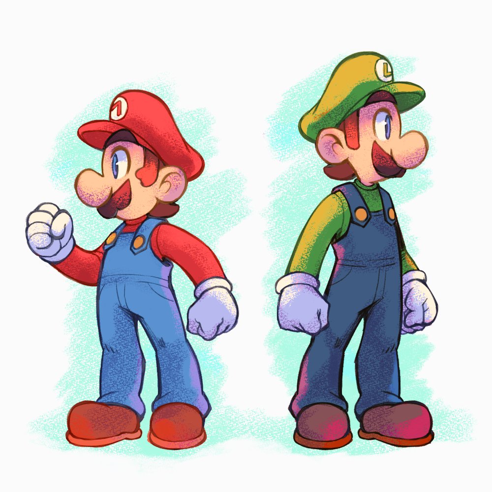 ルイージ 「Found an old Mario & Luigi pic  」|Kiiのイラスト