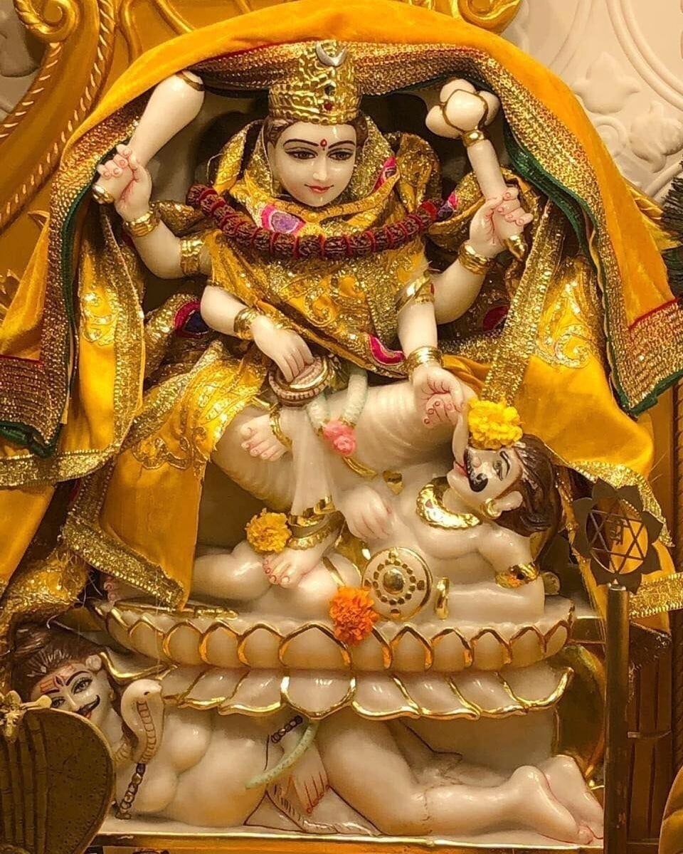 baglamukhipuja's tweet image. Maa Baglamukhi maintains the eighth significant position among all the Ten Mahavidya&apos;s.
Baglamukhi Puja helps us to defeat our external enemies as well as internal enemies such as Kama, Krodha, Lobha, Moha &amp;amp; Ahankar.