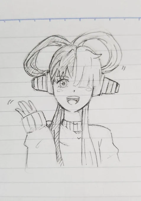 感情で髪が動くの可愛いよねっていう落書き
明日の夕方、ウタのイラストアップします( '∀`) 