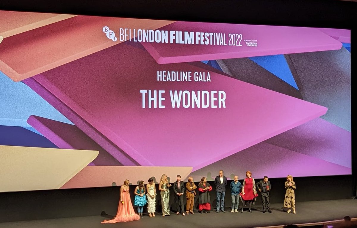 Some of the fantastic cast &amp; creative talent at the #LFF gala screening of Sebastián Lelio's The Wonder!

Coming to cinemas 2nd November &amp; on <a href="/netflix/">Netflix</a> 16th November.