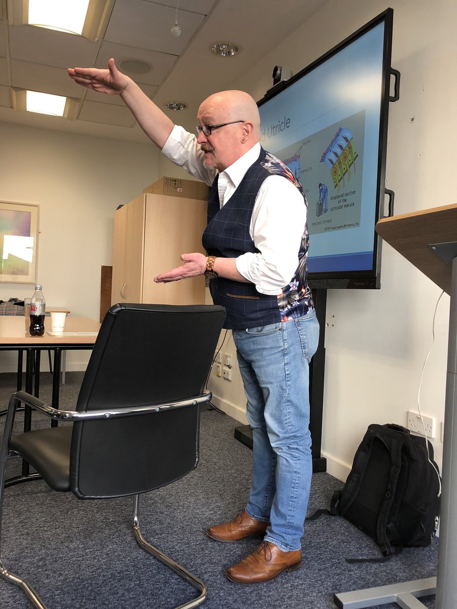 MattRobson95's tweet photo. Dean doing hair cells and group Rombergs at Belfast today for the BPPV course tour!
@acpivr @thefallguyUK https://t.co/Pavr9ENwqF