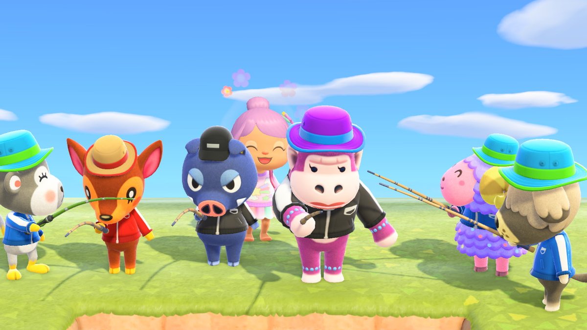 Self_Nonsense's tweet photo. Fishing Tourney day on an island currently without rivers :-P #AnimalCrossing #ACNH #NintendoSwitch https://t.co/omCLLhiH0n