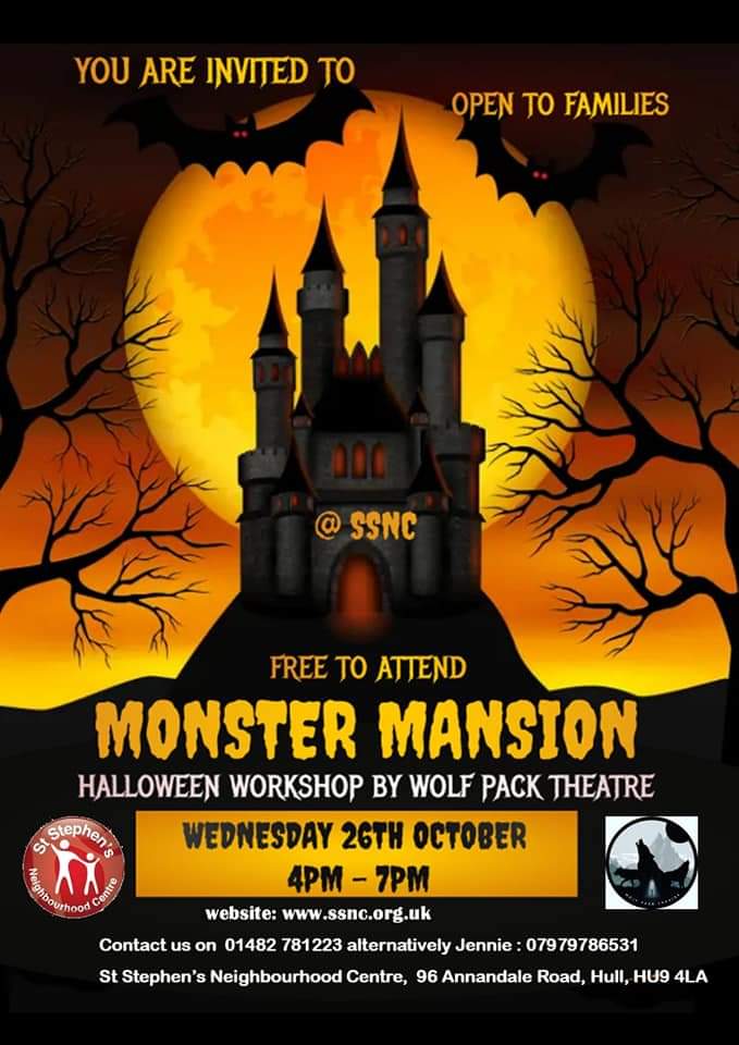 Come join us for a spooktacular Halloween workshop, Wednesday 26th 🐾🦇🎃👻🧛🧹🧙