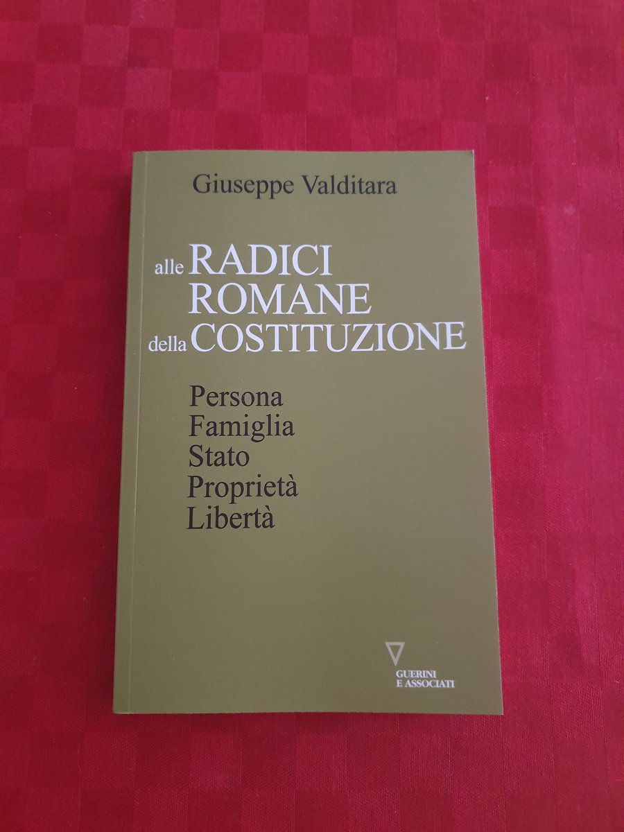 È appena uscito il mio ultimo libro, una occasione per ripensare a principi, istituti e valori. #costituzione #cultura #famiglia #libertà #proprieta #Salvini