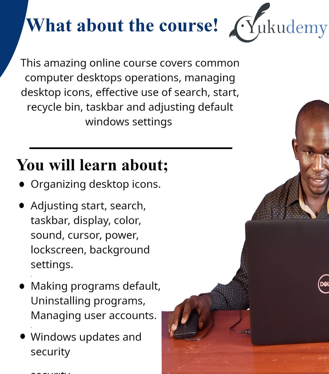 yukudemy's tweet photo. @CeaserAngello is one of the best instructors of Computer studies. 

Learn this online at your on convinience. 

We are now on Google Play store. 
https://t.co/Uy4wjaz4lr https://t.co/Y4wafY3ESk