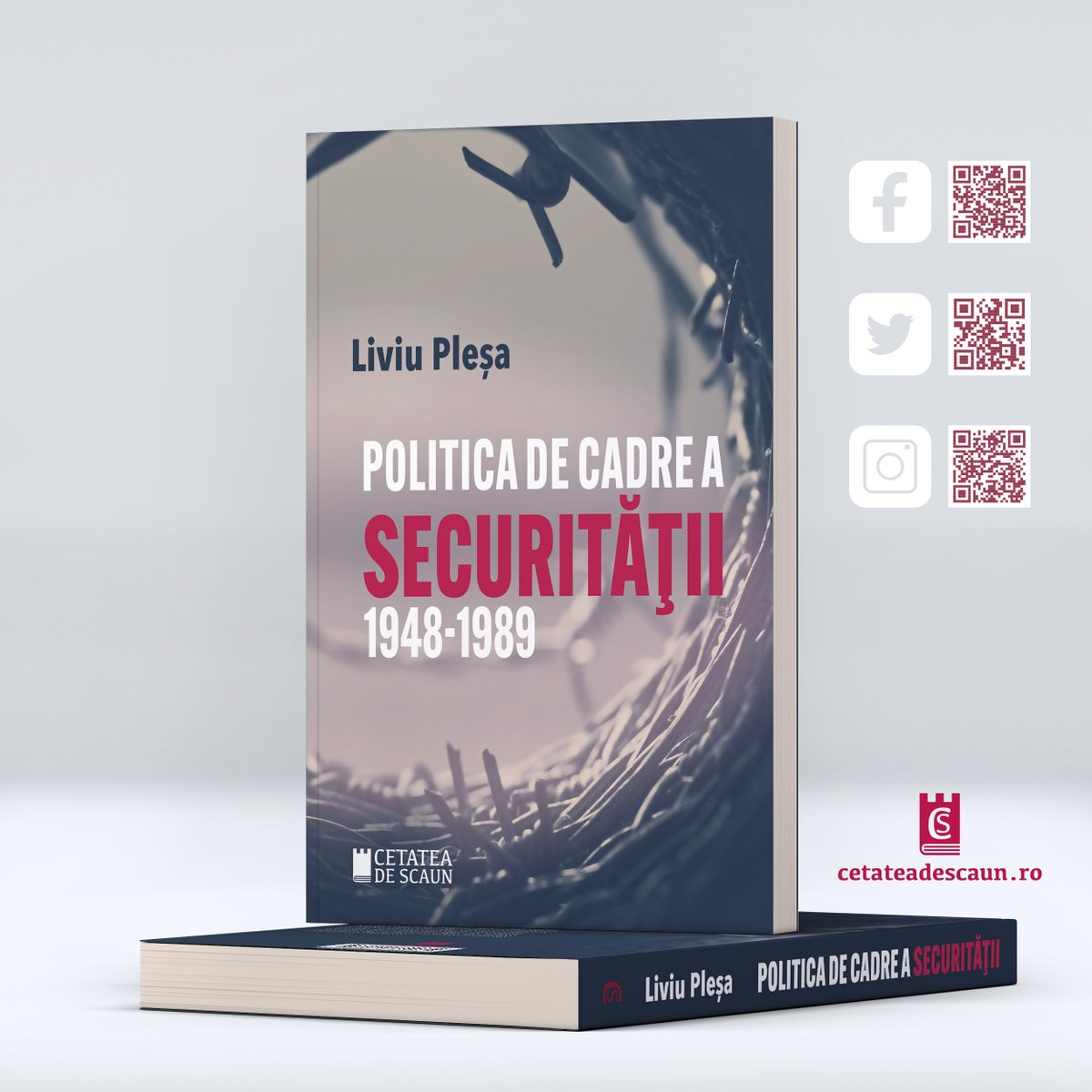 CScaun's tweet photo. POLITICA DE CADRE A SECURITĂȚII (1948-1989)  de Liviu Pleșa. 
APARE ÎN OCTOMBRIE!
https://t.co/I90ATp3i6Y https://t.co/ltki0xwBEx