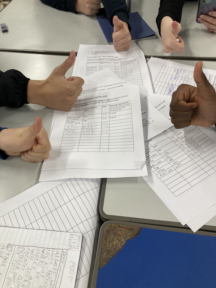 StMagsEnglish's tweet photo. Interdisciplinary learning in S3 English as pupils carry out their budgeting task #literacy #numeracy #hwb #skillsforlifelearningandwork #socialdivide https://t.co/cQxeNGbZgR
