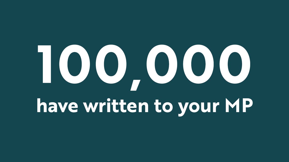 It's official 🎉🎉🎉 100,000 of you have written to your MP to let them know that you care about protecting nature and the future of our wildlife! A HUGE thank you for your amazing support so far. Let's keep the momentum going! #AttackOnNature