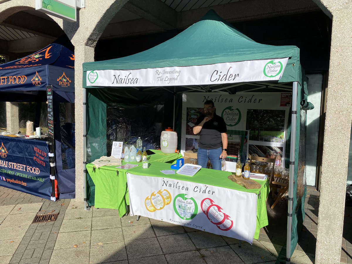What a glorious day here at <a href="/EatFestivals/">eatFestivals</a> Nailsea. Come along and see us or one of the other 100+ stalls. You could even win a case of cider.
