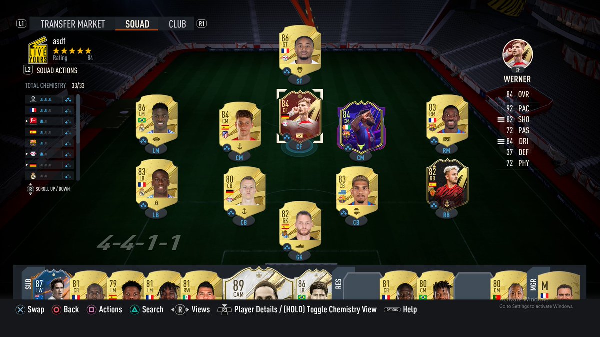 Red Werner is a common theme