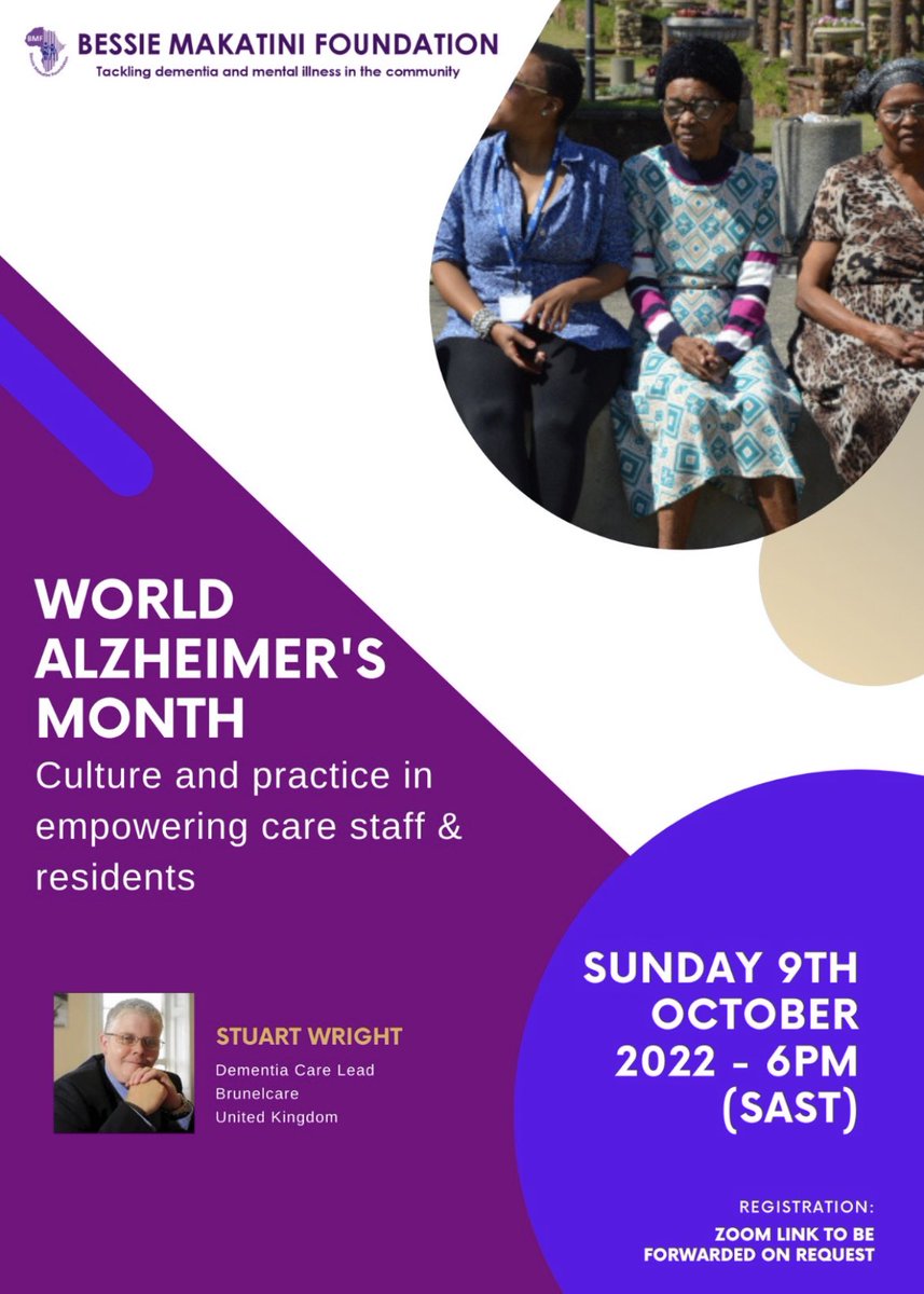 StuWrightDCL's tweet photo. Looking forward to connecting and exploring care culture and practice with South African colleagues tomorrow #dementia #dementiacare #socialcare https://t.co/xFeRXKfeoz