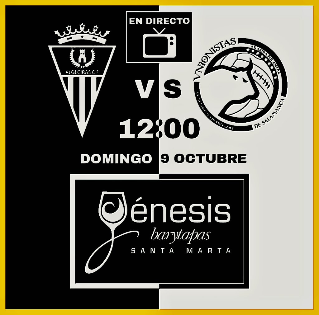 bar_genesis_'s tweet photo. ↪️ Mañana en @bar_genesis_ , día de partido, día de @unionistascf ⚽

👀 Ven a verlo con nosotros. ¡No te lo pierdas! 🍻🍷🍢🌮

📍 Carretera de Madrid 52, 37900 Santa Marta de Tormes, Salamanca 

#Fútbol #1RFEF #UnionistasCF #USCF #Genesis #Bar #Tapas #SantaMarta #Salamanca https://t.co/0NZr8rk0QA