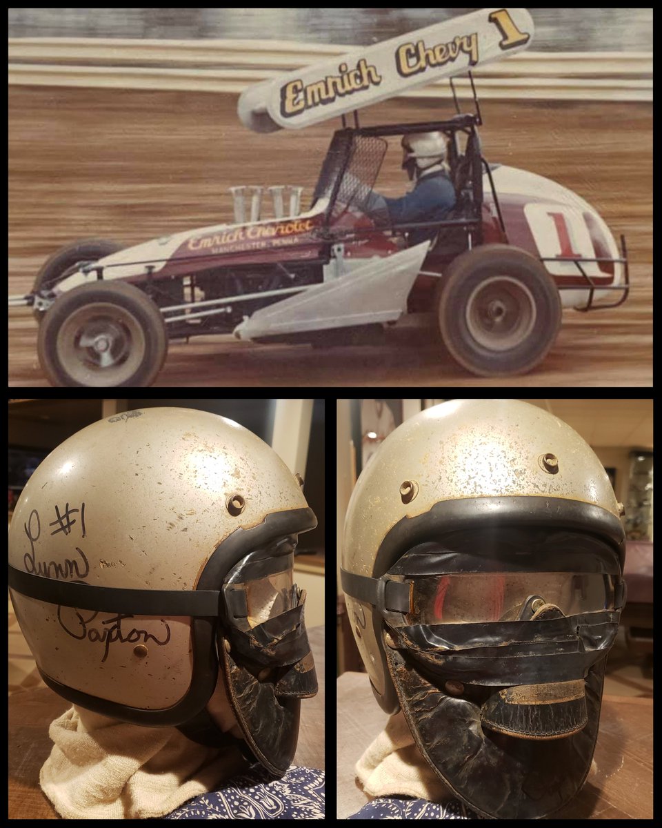 ToddZinn's tweet photo. Tonight @PortRoyalSpdway celebrates Lynn Paxton’s 1979 triumph in the first ever @WorldofOutlaws visit to the Speed Palace! Any driver that would wear this to race is worth celebrating!
@sprintcarhof #NittanyShowdown #EMMR #sprintcar https://t.co/J10YhBIRuv
