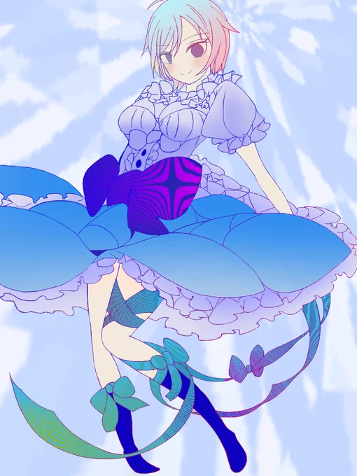 #あなたのあお色の作品を見せてくださいこのあたりかな 