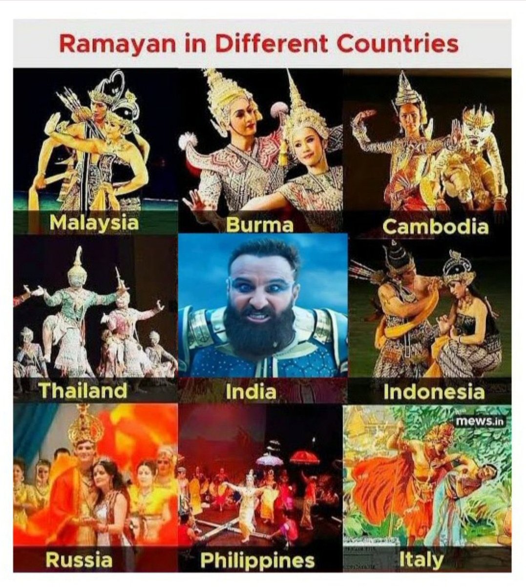 भारत का यह दुर्भाग्य है, 
सभी विदेशों में रामचंद्र को भगवान के रूप में दिखाया जाता है, लेकिन
जो भारत रामचंद्र भगवान की जन्मभूमि और कर्मभूमी रही है, वहां उन्हें एक सामान्य मनुष्य की भांति दिखाया जाता है।
#Boycott_Adipurush