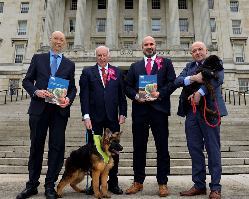 marcthevet's tweet photo. Honoured to be speaking at #DUPConference about the need for #LucysLaw4NI, irresponsible dog breeding practices & online pet advertising. Huge thanks @RobinNewton4MLA, @Buchanan_dup & @Sharon_Skillen for their work on this & inviting me onto the panel. #dup22 #wheresmum #adopt https://t.co/nRR3gGEzv7