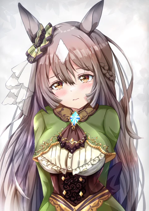 #このタグをみた人はド正面イラストを貼る#ウマ娘 おねだりモードなダイヤちゃん 