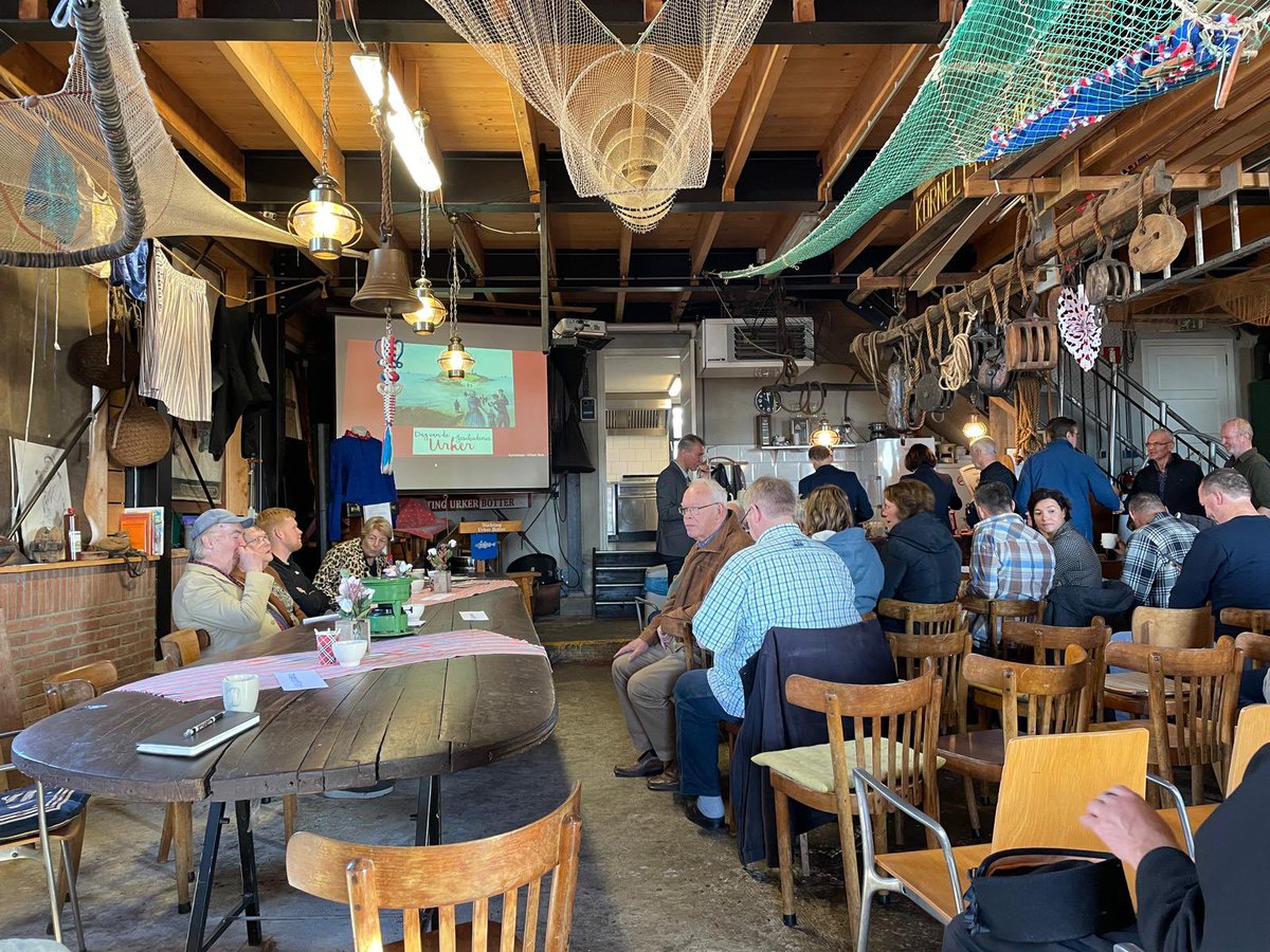 Ook aanwezig op de dag van de geschiedenis. Mooi om ook bij te kunnen dragen aan het onderzoek van stichting Urker erfgoed.