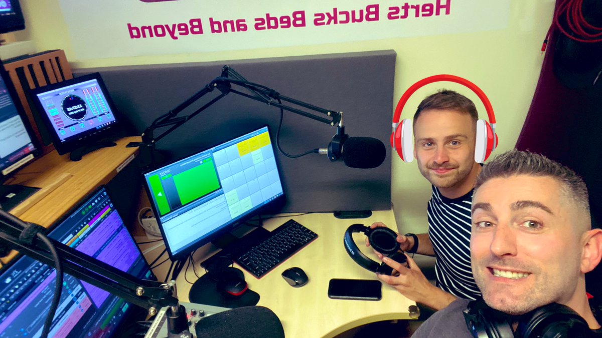 AdamTringRadio's tweet photo. Live on @TringRadio with Saturday Brunch! Producer Josh keeping me in check! What are you up to?
#localradio #onair https://t.co/1NoKD1GNDw