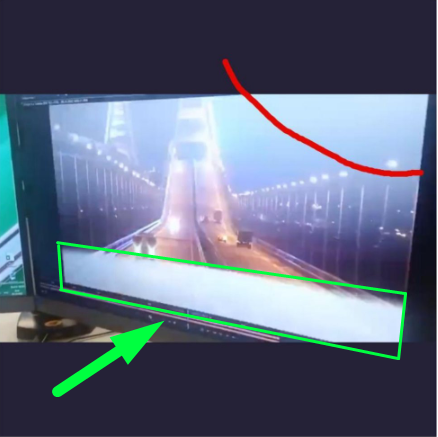 EMERGENCYPILL's tweet photo. @JanVelicka1 @nexta_tv No it wasn't! Rolling shutter of the camera is responsible for this artifact. When camera's sensor is too slow to refresh the frame from top to bottom it causes this artifact called horizontal banding. So you can see multiple frames blend at once. https://t.co/CGezVhjiSz