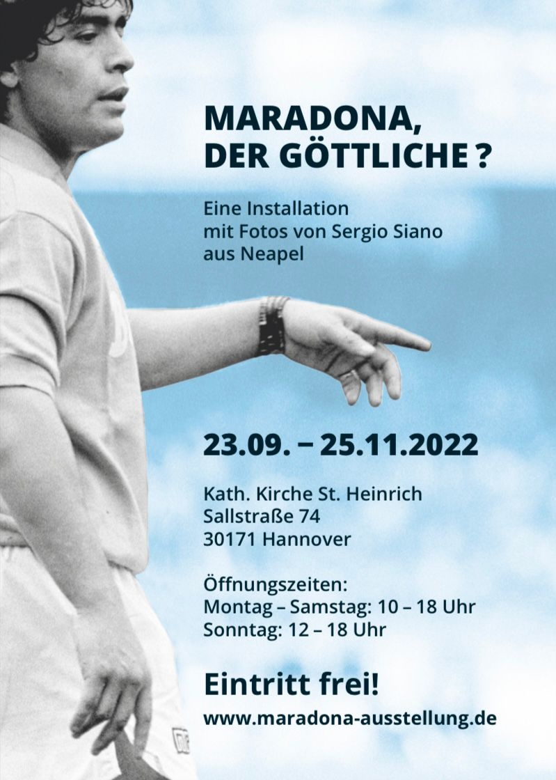 Am 12.10 veranstalten wir um 19 Uhr eine Podiumsdiskussion mit dem Titel: "Maradona, der Göttliche. Idol, Messias, gefallener Held?" gemeinsam mit dem Fußballmuseum Springe. Es geht um die Frage, welche Bedeutung jungen Fußballprofis zugemessen wird. #Verantwortung #Fussball