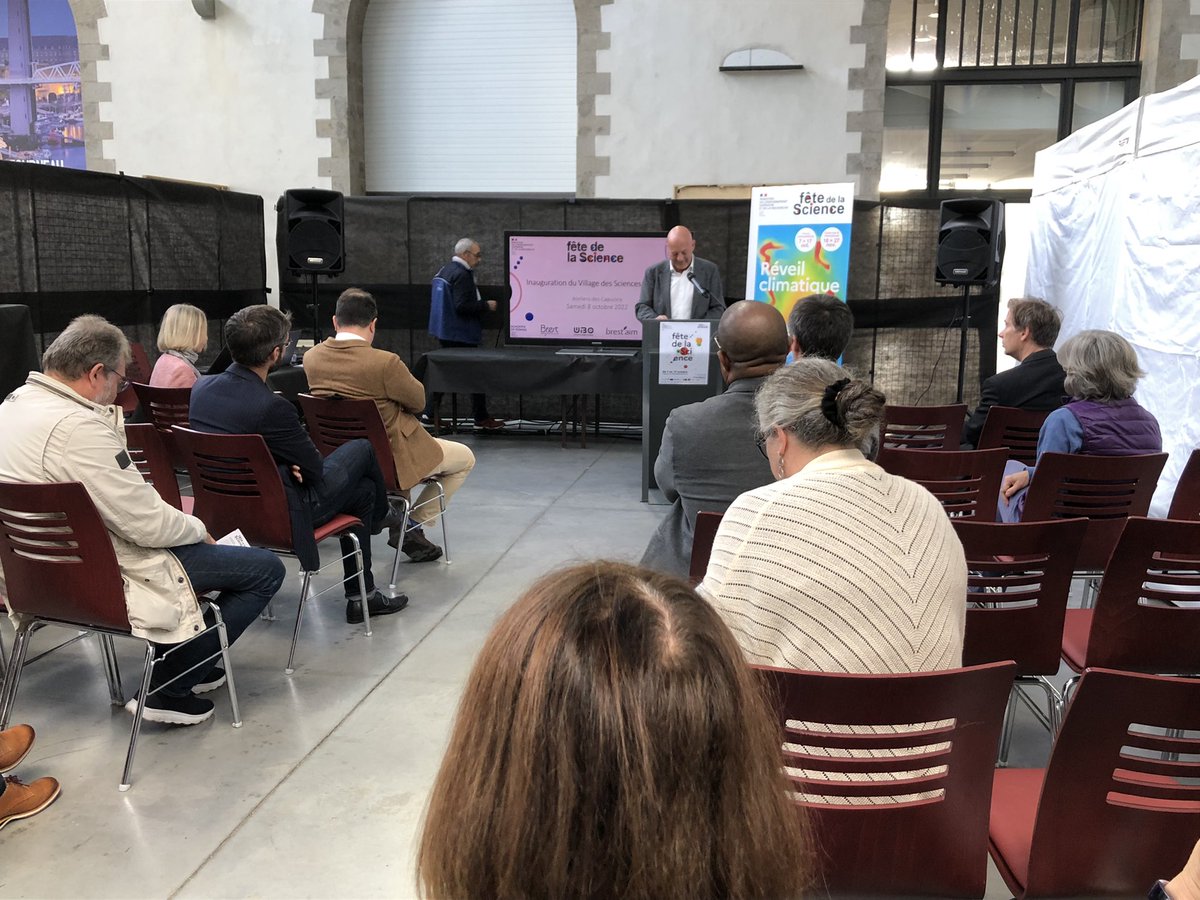 Inauguration de la Fête de la Science aux #Capucins à #Brest