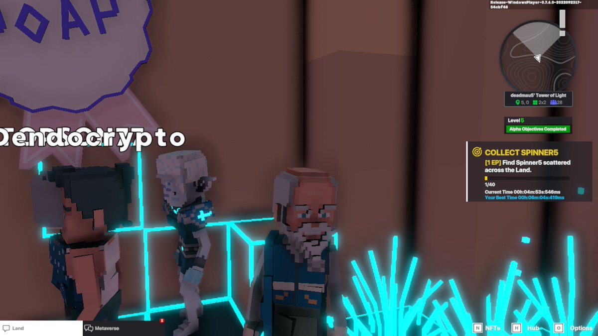 PaserRoop's tweet photo. @TheSandboxGame @deadmau5 I just participated in the #SandboxAlphaS3Giveaway for a chance to win 500 SAND! Found George from the Metaglitch in @deadmau5's Tower of Light, check out my screenshot below!
👇 https://t.co/XtoQhHjCfL