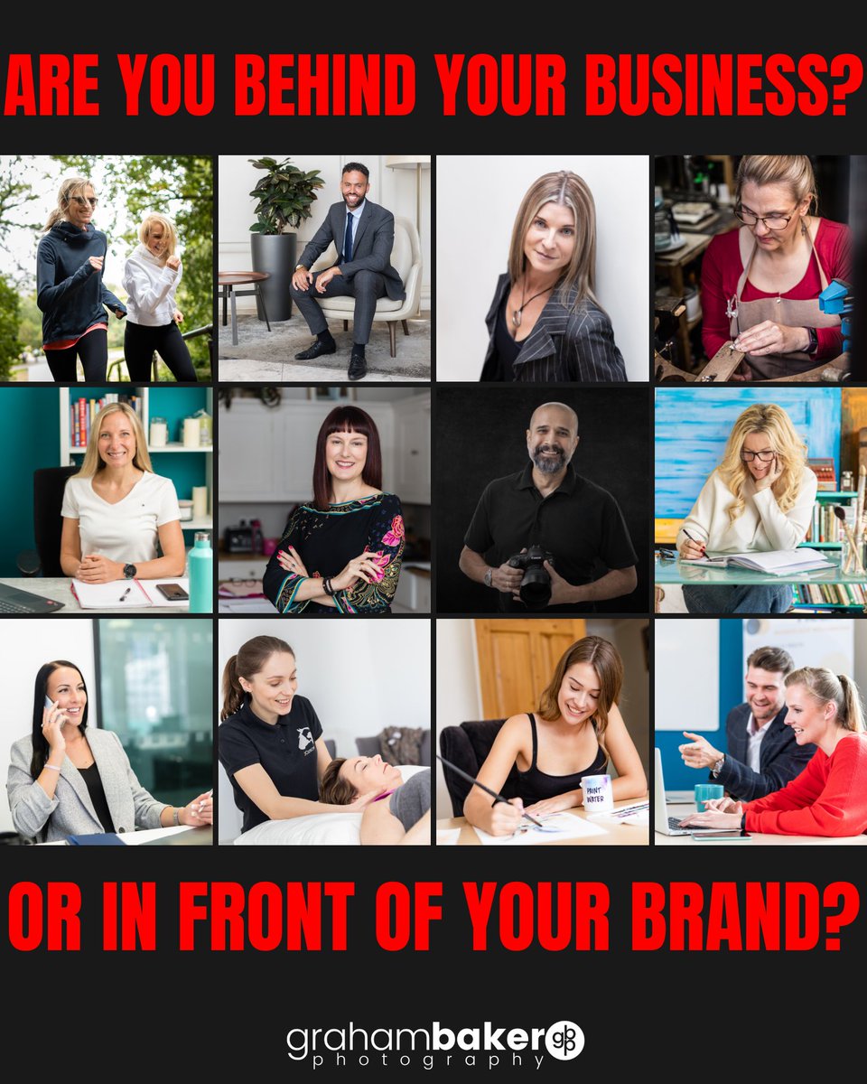 GrahamBakerGBP's tweet photo. There are far too many great businesses that are not being seen 👀& if nobody knows about you then how do they know you can help them? 🤔
I create story-focused photography📷to help you get from behind your business to in front of your brand!
#SBS @TheoPaphitis #FrontOfMind https://t.co/yvkZ6kDpJZ