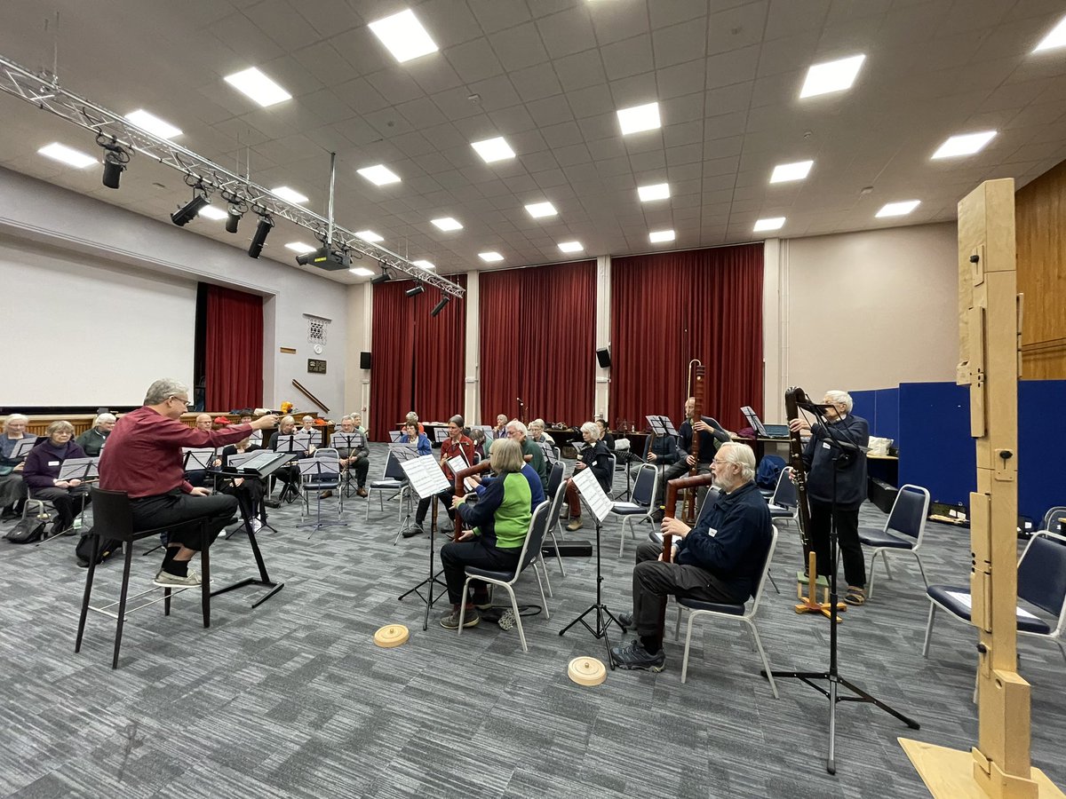 ScottishRecord1's tweet photo. Delighted to return to Tulliallan for our first residential course in three years. A weekend of music with our conductors @iewilson and Dietrich Schnabel 🎶 https://t.co/3GIQtkkcR0