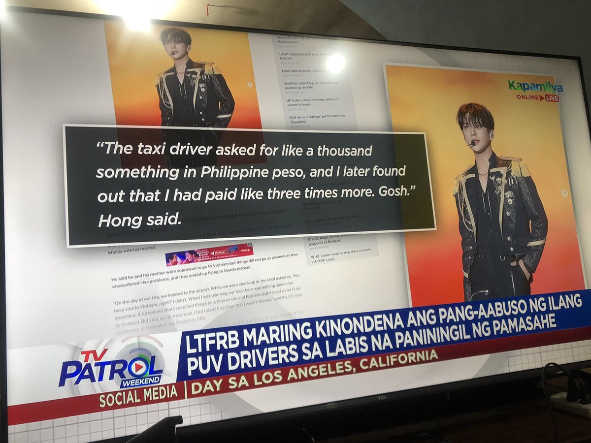 sunnyxspring's tweet photo. LTFRB MAKING AN ACTION BECAUSE OF THE  RECENT TAXI EXPERIENCE OF JOSHUA HONG https://t.co/dxhkch6aSx
