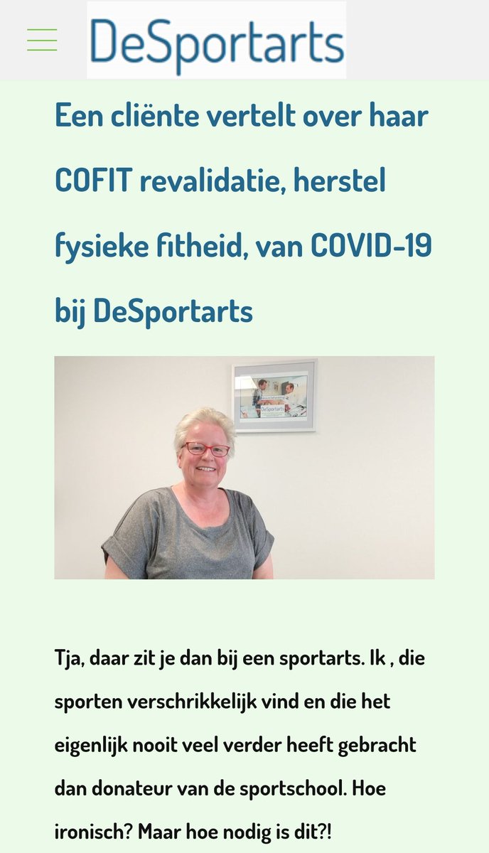 KasperJanssen's tweet photo. Ik onderschrijf #ZiekBOOS. Meer dan honderd #LongCOVID patiënten #getest en counting...
Overigens ben ik me bewust dat #sporten voor veel patiënten niet de oplossing is. Fase 1 is #rust en #herstel. Ik doe tegenwoordig ook een #submax test op aanvraag.
https://t.co/uQKrfnFCfP https://t.co/JPCjbr0gEb