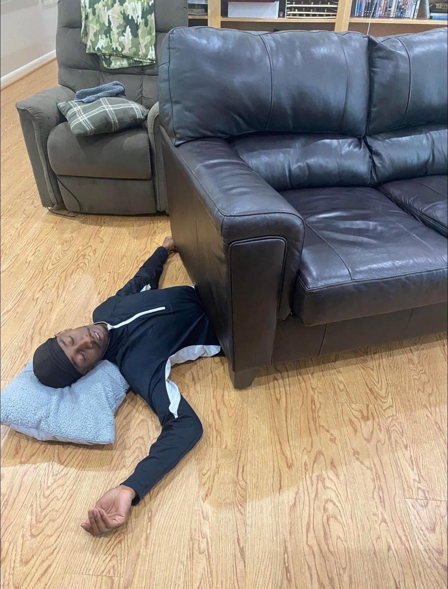 When you sleep over at your friends house but they don’t give you a blanket