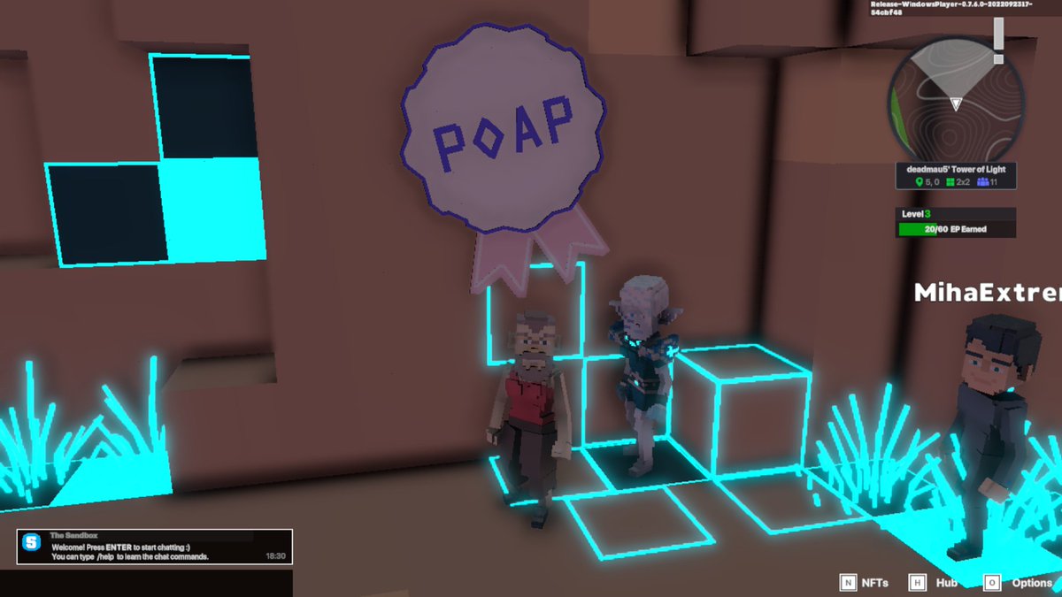 PaserRoop's tweet photo. @TheSandboxGame @deadmau5 I just participated in the #SandboxAlphaS3Giveaway for a chance to win 500 SAND! Found George from the Metaglitch in @deadmau5's Tower of Light, check out my screenshot below!
👇 https://t.co/rjZYH1Q6B1