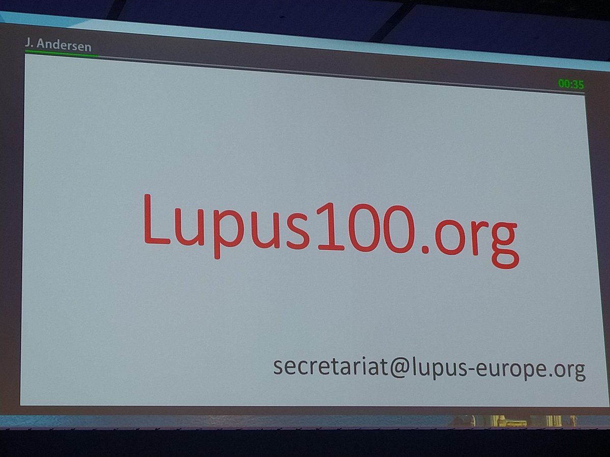 Excellent work by <a href="/LupusEurope/">Lupus Europe</a> in #LUPUS2022 #Lupus100