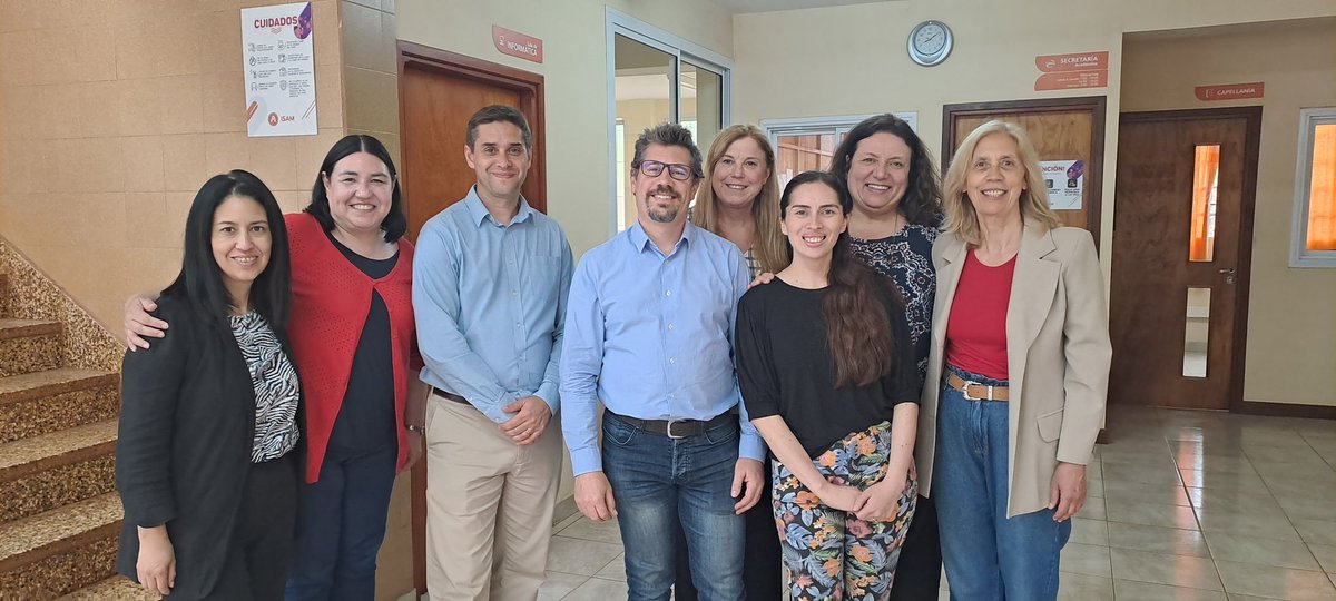 Gracias Equipo de Casa Editora Sudamericana por visitar el ISAM.  Compartiendo bondades y novedades de los Libros Didacticos.