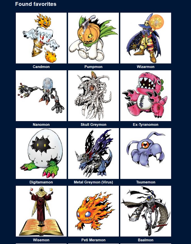 CaylexArt's tweet photo. My list of favourite Digimon (it goes on, of course). I can't believe I'm such a simp for recolours/palette swaps SMH 😑#digimon #tsumemon #digitamamon https://t.co/tGceOhuiHF